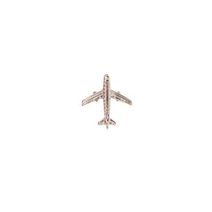 Buckle Up Rose Gold Plane Charm
