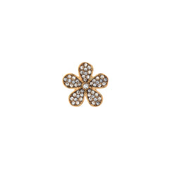Buckle Up Rose Gold Daisy Charm
