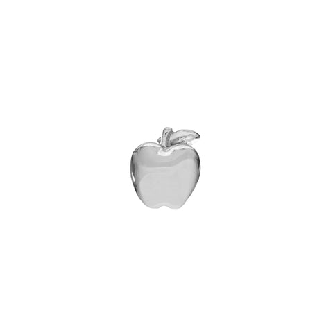Buckle Up Silver Apple Charm