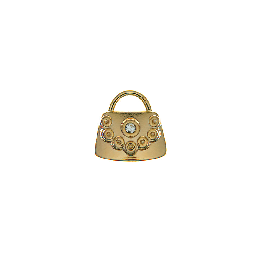 Sterling Silver Handbag Charm Bead - cooksongold.com