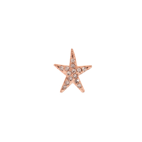 Buckle Up Rose Gold Star Charm