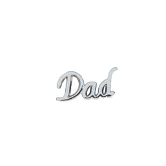 Buckle Up Silver Dad Charm