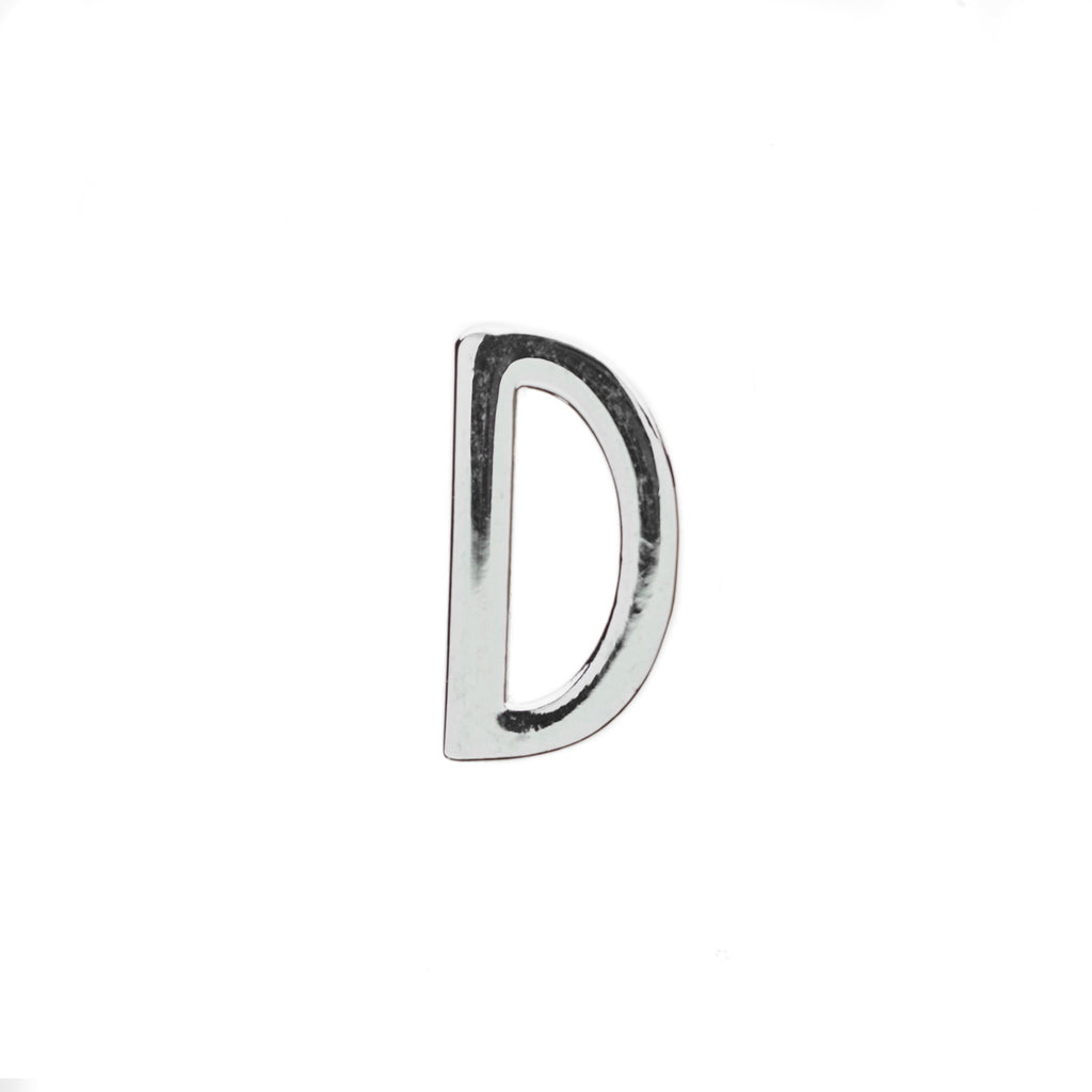Buckle Up Silver D Charm