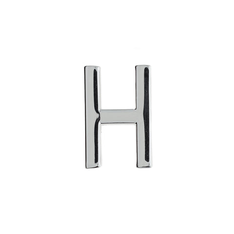 Buckle Up Silver H Charm