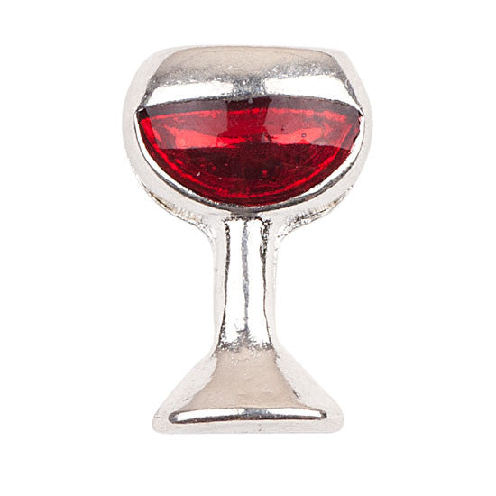 Glass Of Red Wine Charm
