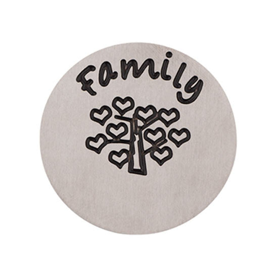 Family Tree (Plate) Halo Silver