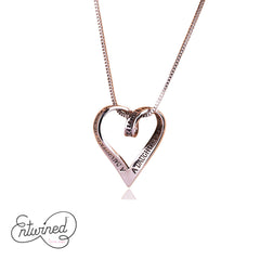 Entwined A Daughter Is... Necklace Silver Plated