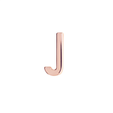 Buckle Up Rose Gold J Charm