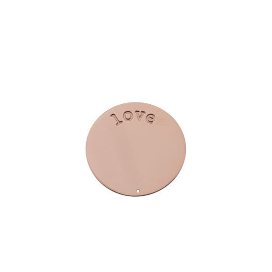 LOVE HALO (PLATE) ROSE GOLD SMALL