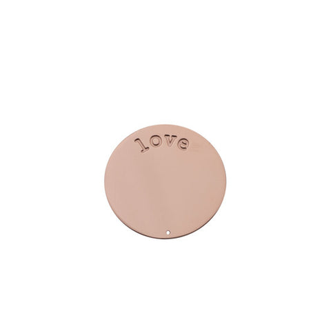 LOVE HALO (PLATE) ROSE GOLD SMALL