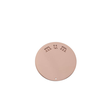MUM HALO (PLATE) ROSE GOLD SMALL