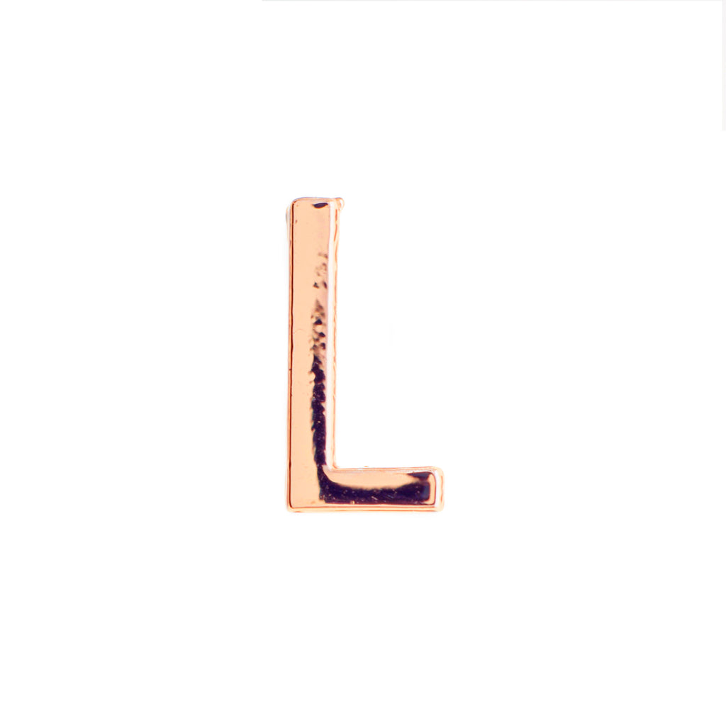 Buckle Up Rose Gold L Charm