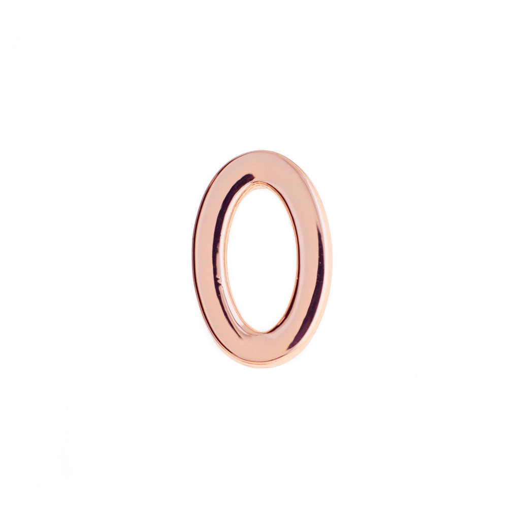 Buckle Up Rose Gold O Charm