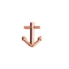 Buckle Up Rose Gold Anchor Charm