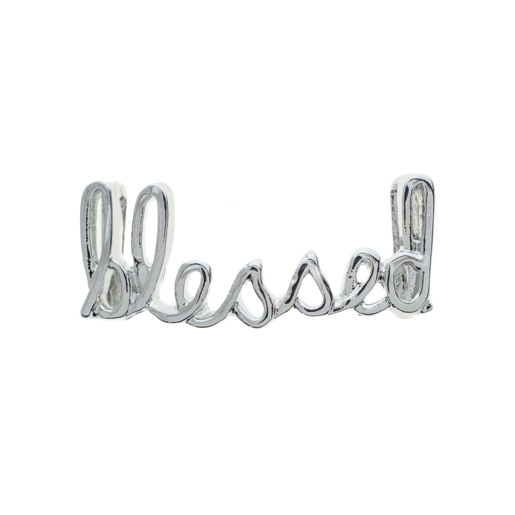 Buckle Up Silver Blessed Charm