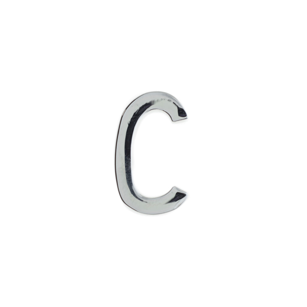 Buckle Up Silver C Charm