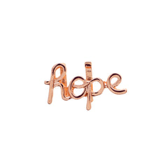Buckle Up Rose Gold Hope Charm
