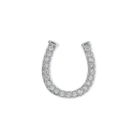 Buckle Up Silver Horseshoe Charm