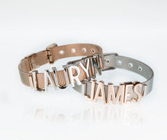 Buckle Up Rose Gold Hugs & Kisses Charm