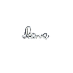 Buckle Up Rose Gold Written Love Charm
