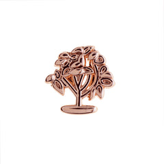 Buckle Up Rose Gold New Life Tree Charm